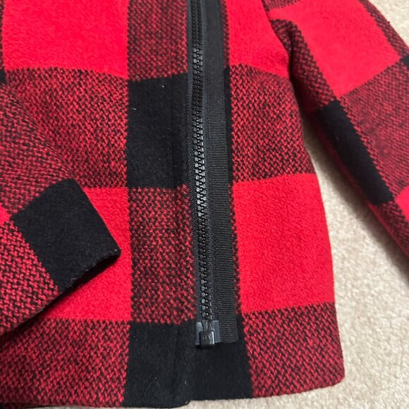 2/$30 Red Plaid Joe Fresh Jacket - Picture 6 of 11